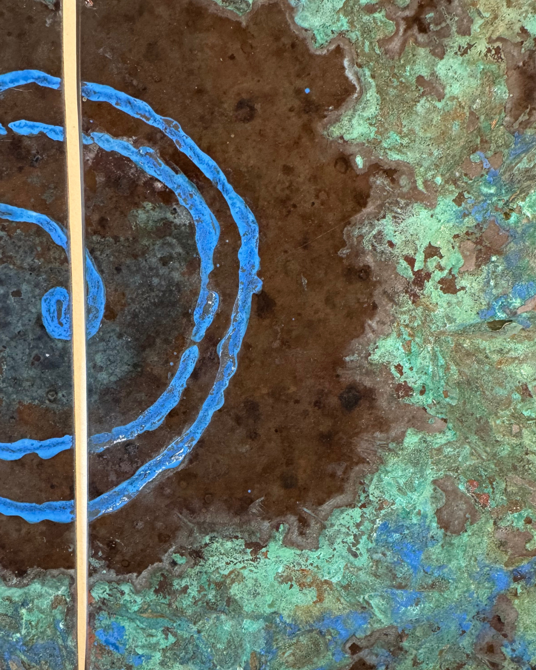 Blue Labyrinth Diptych